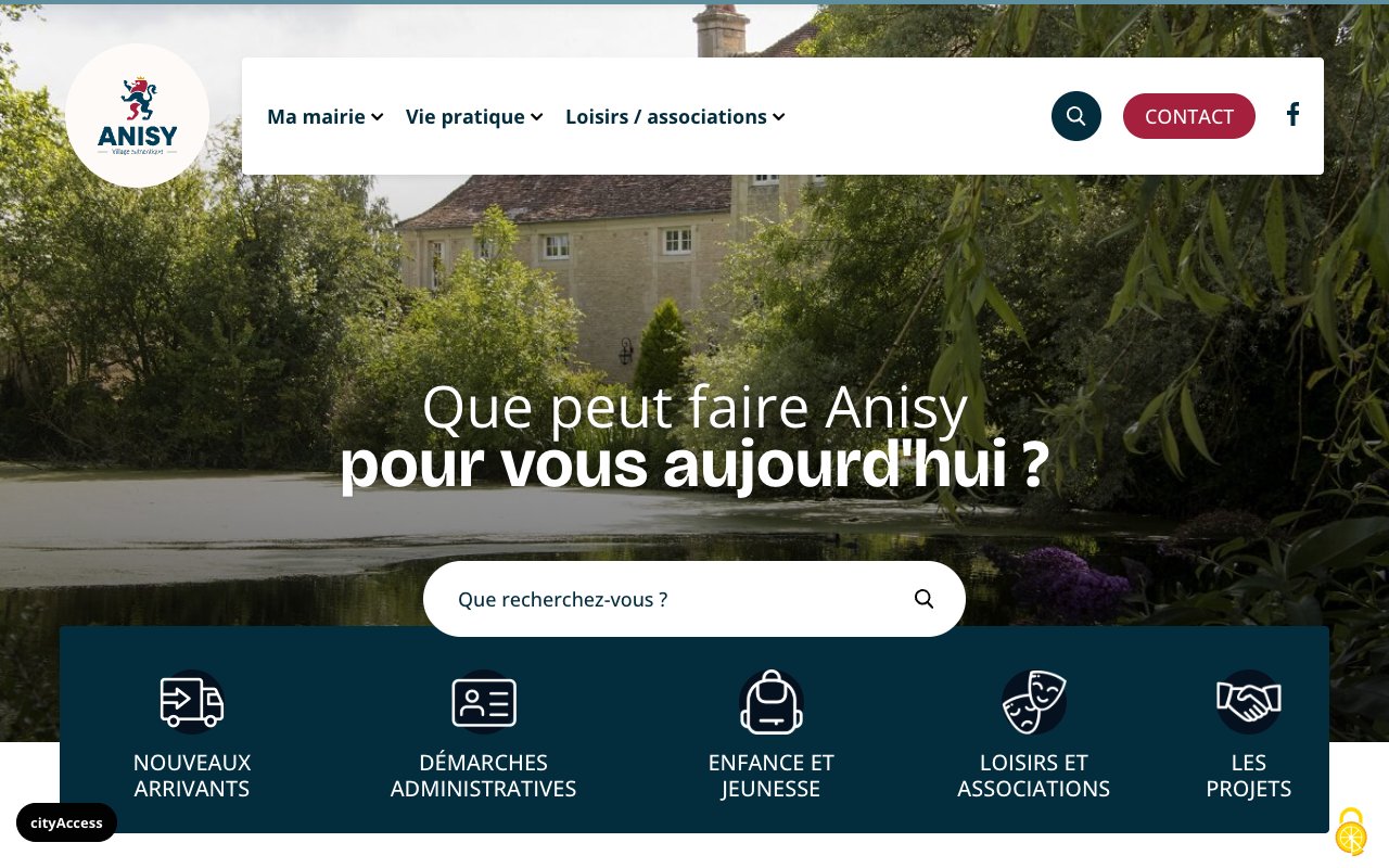 Site de la commune d'Anisy